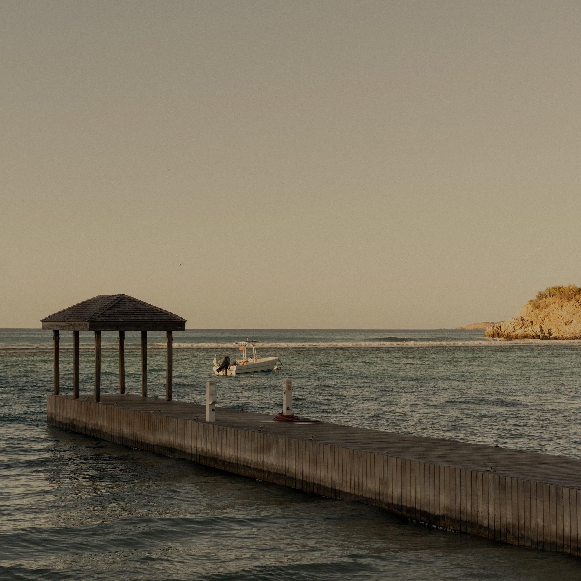Dock at LDB at dusk