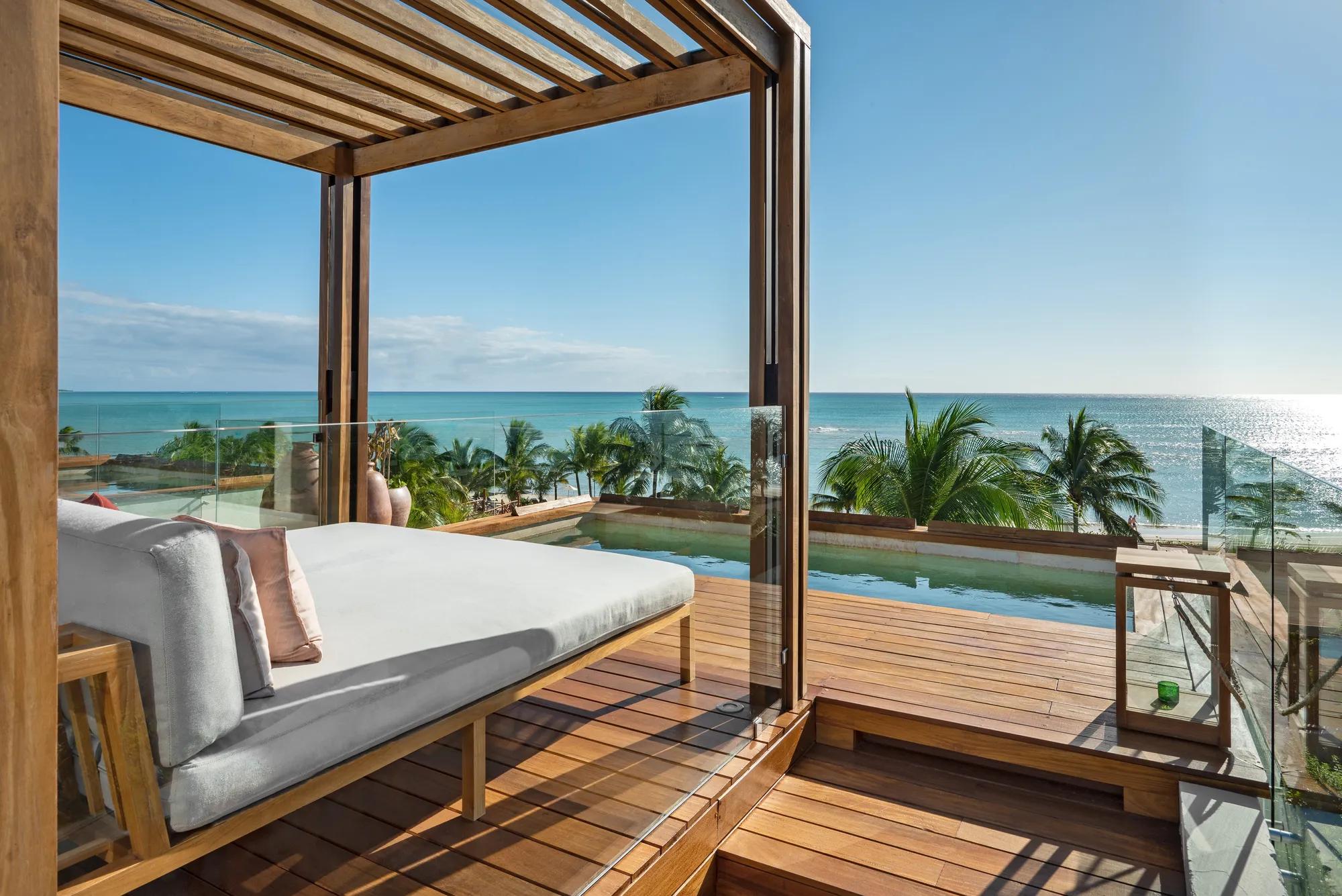 Rosewood Mayakoba - Rooftop Ocean View Suite terrace with a private plunge pool