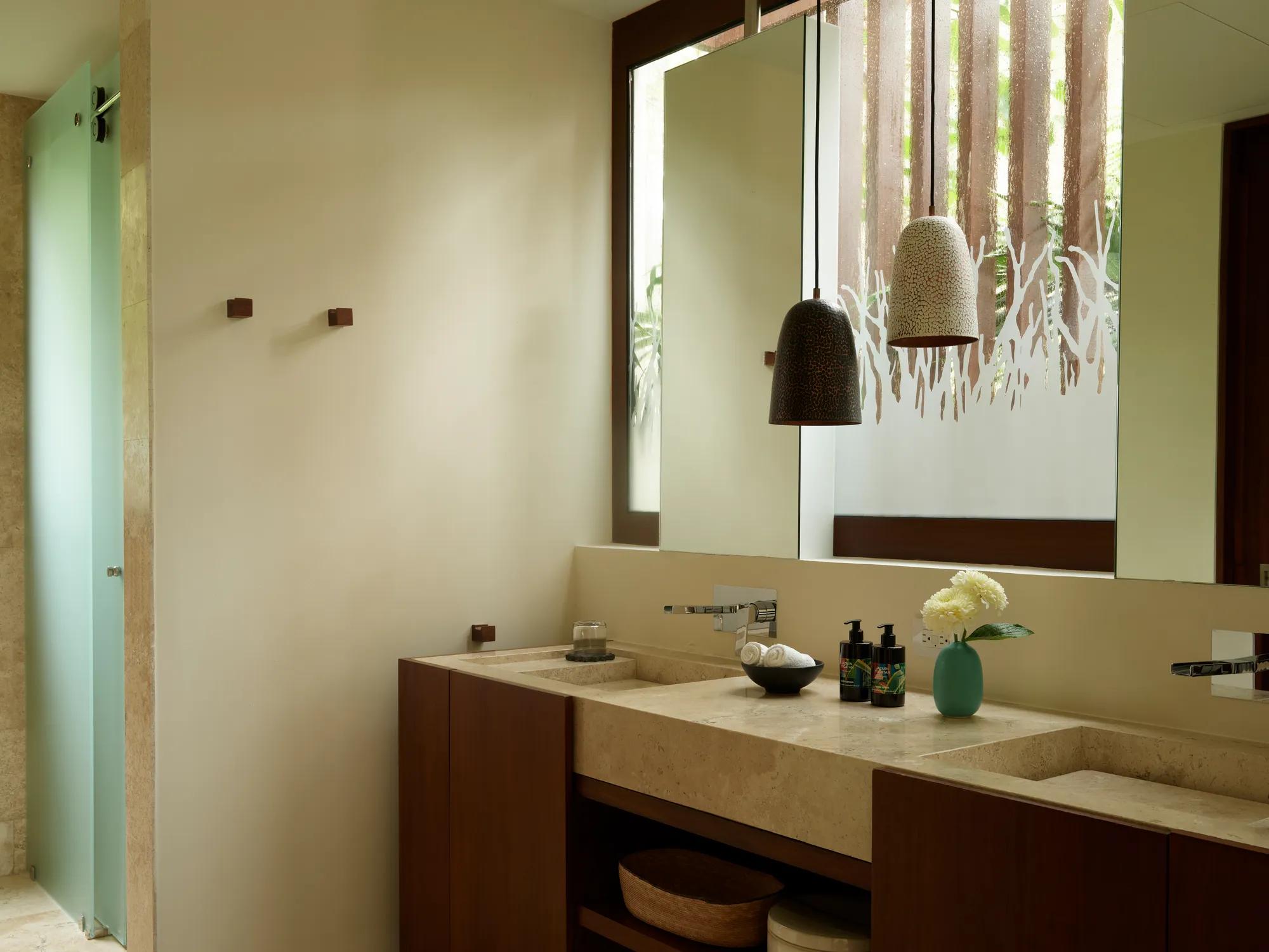 Three Bedroom Cenote Villa Bathroom