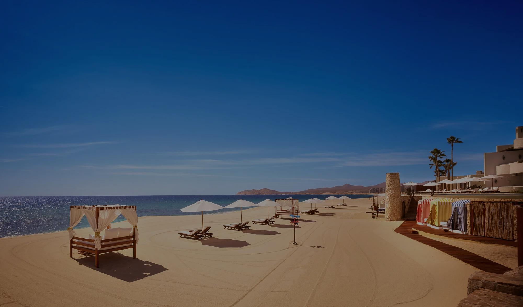 private beach  in los cabos