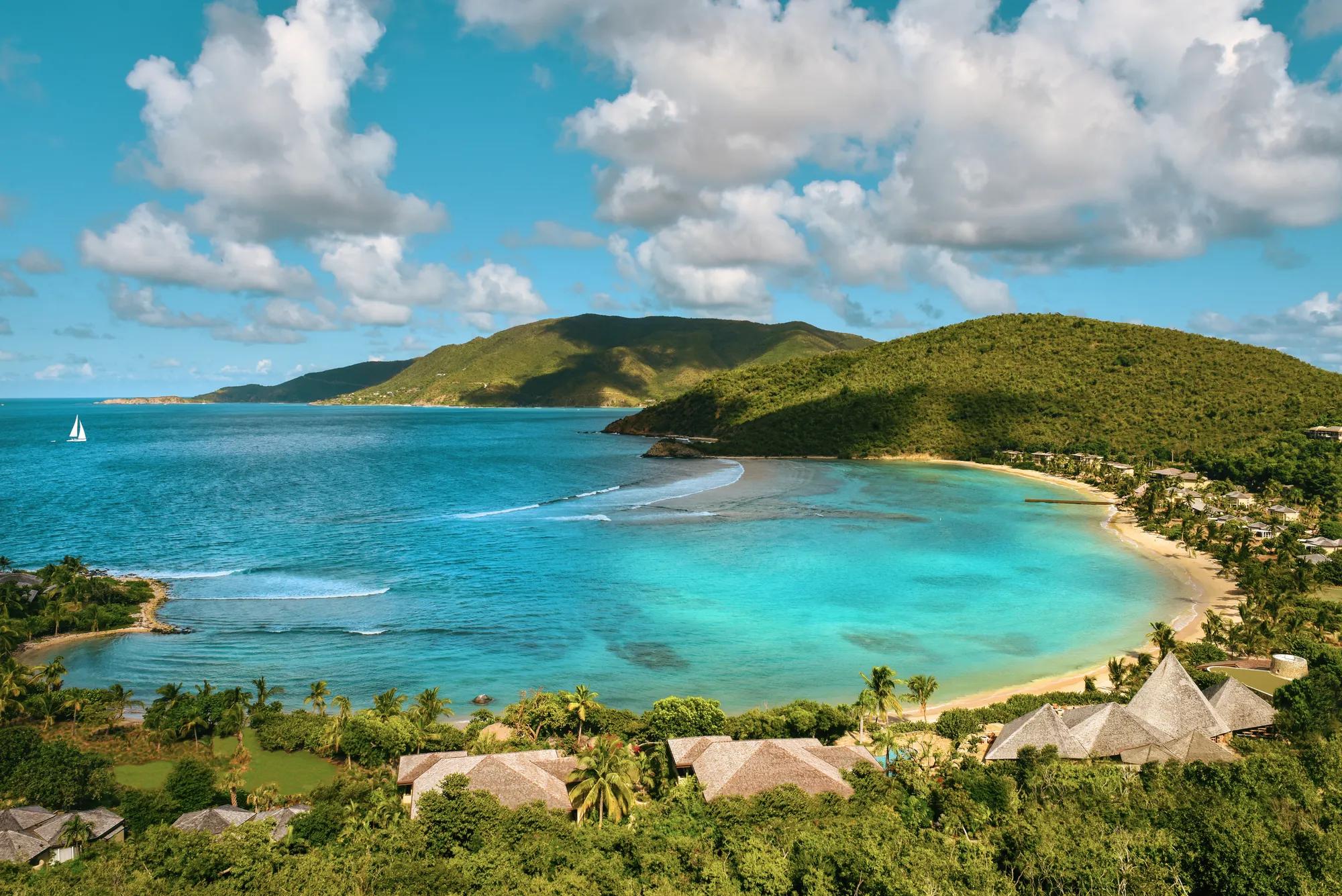 Dinner setup on beach