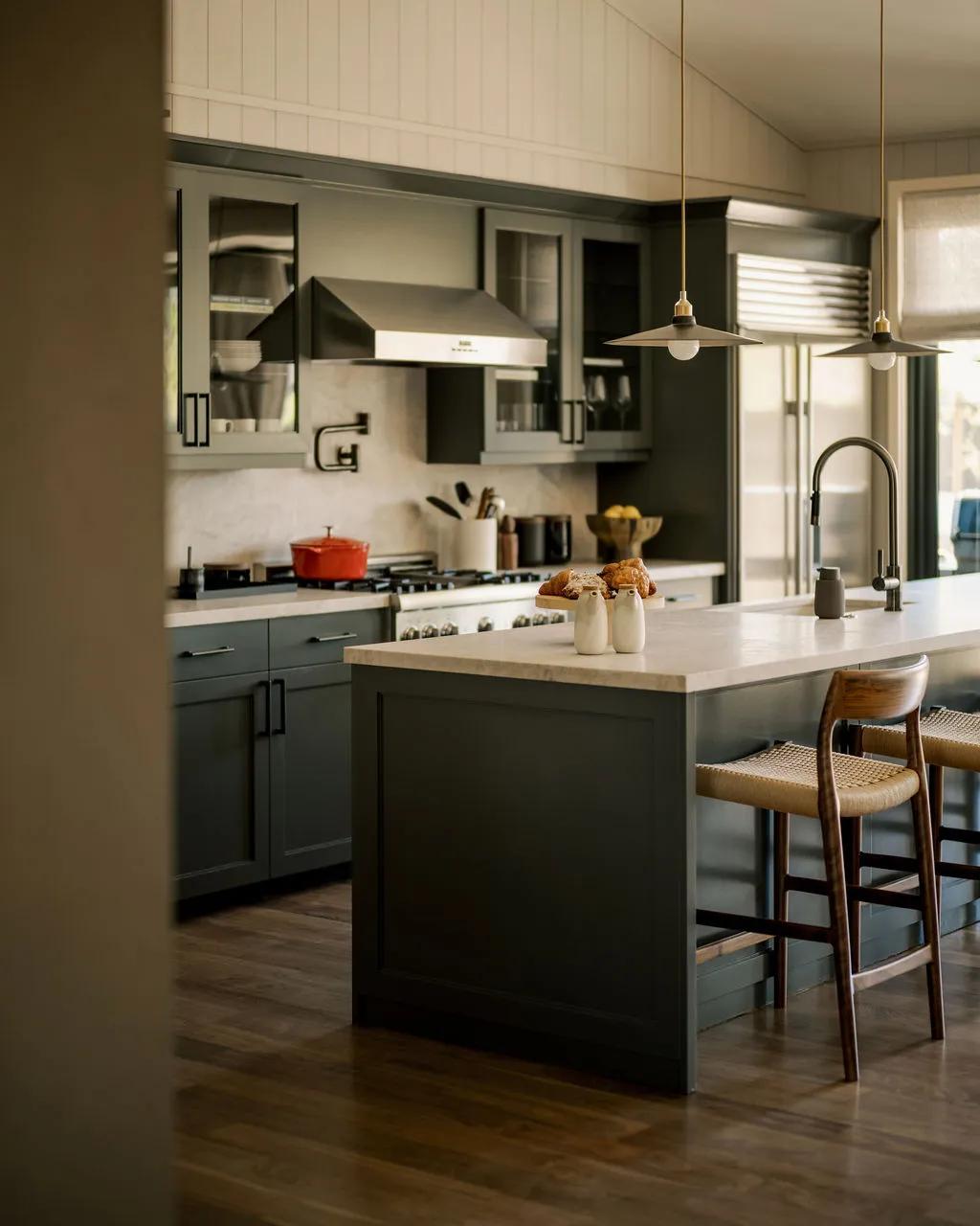 Luxe kitchen in a Villa at rosewood Sand Hill