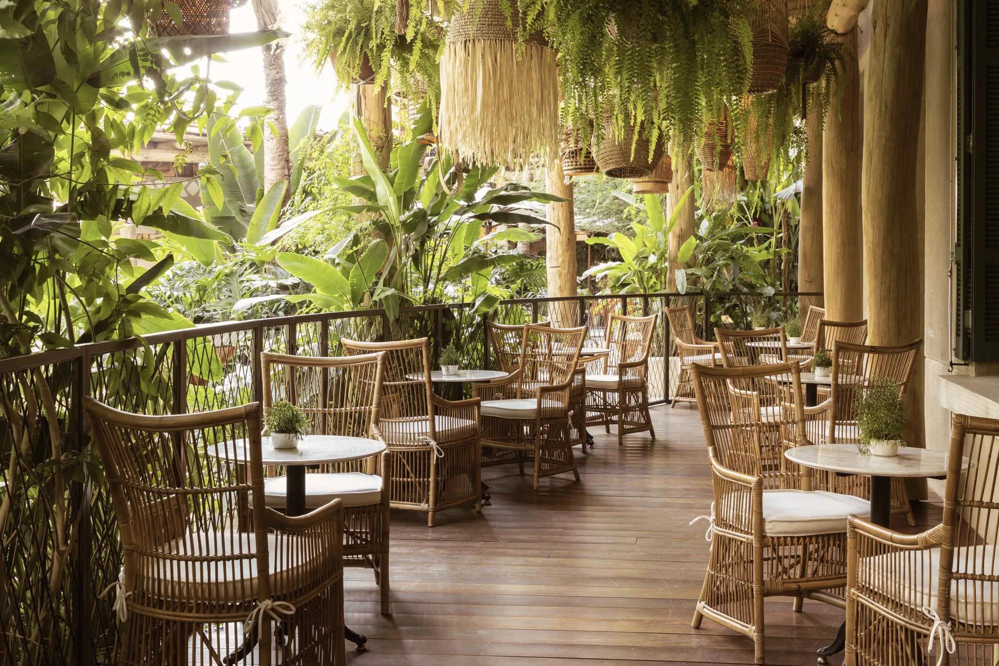 An Image of the Filomena Cucina outdoor space at Rosewood São Paulo