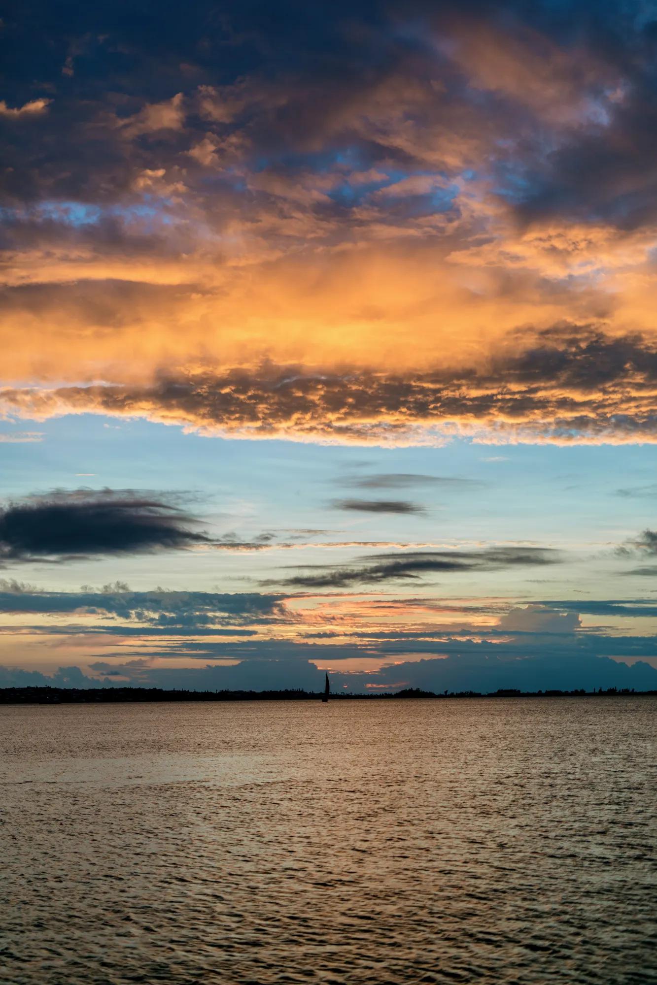 Sunset over the farm at Rosewood Bermuda