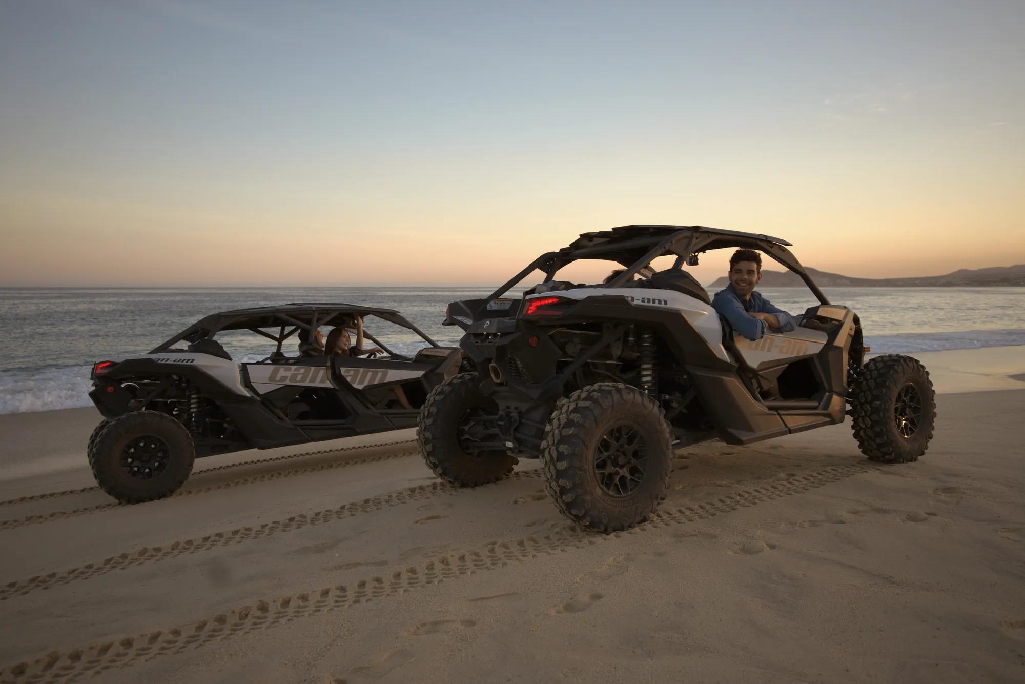 Razor ride on the beach