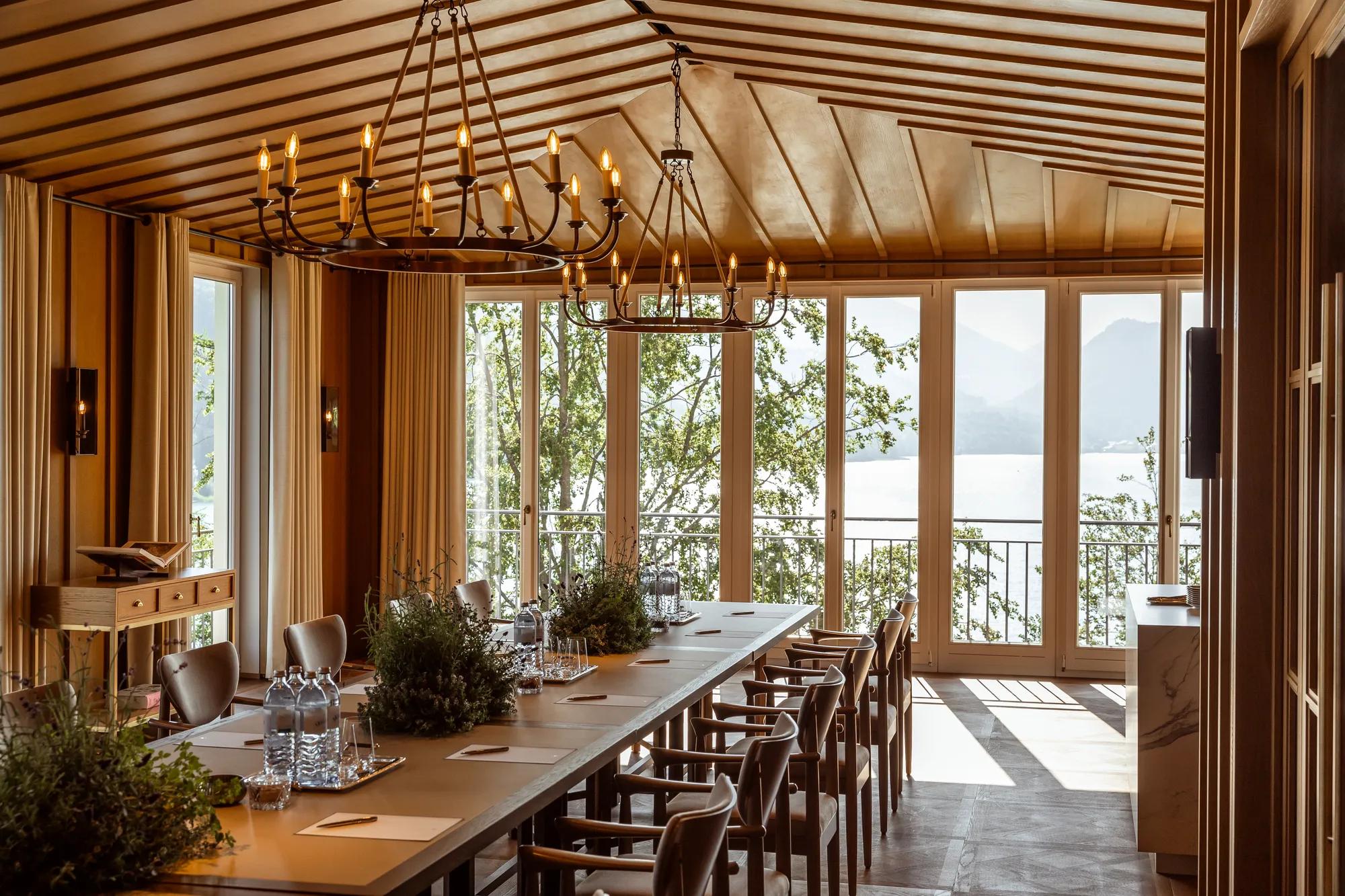 Meeting Setup in Glas Salon