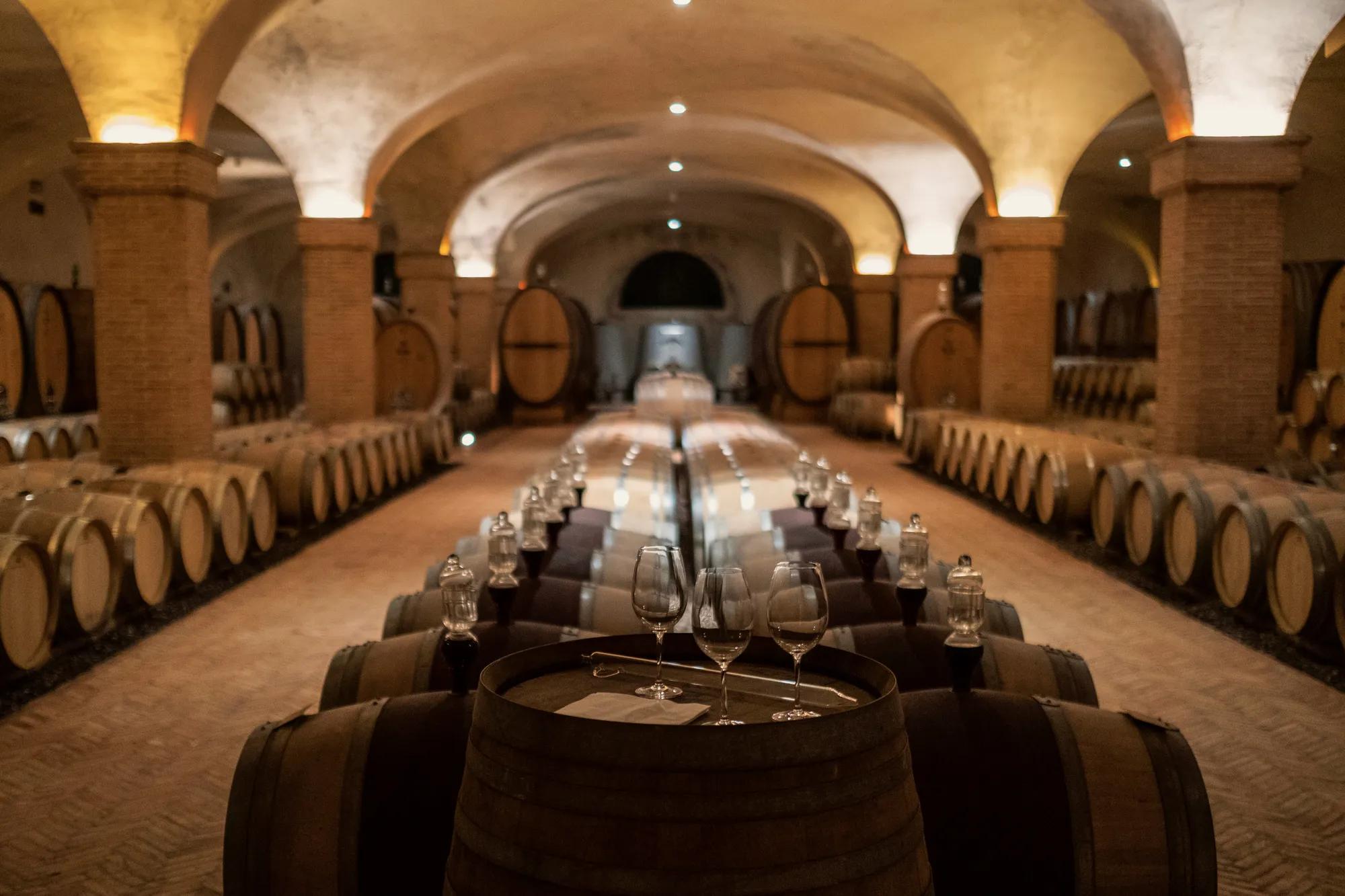 Castiglion del Bosco wine cellar